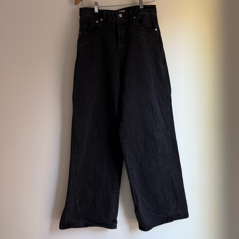 MARLE Organic Curve Jean in Washed Black - size US 28 - Picture 2 of 10